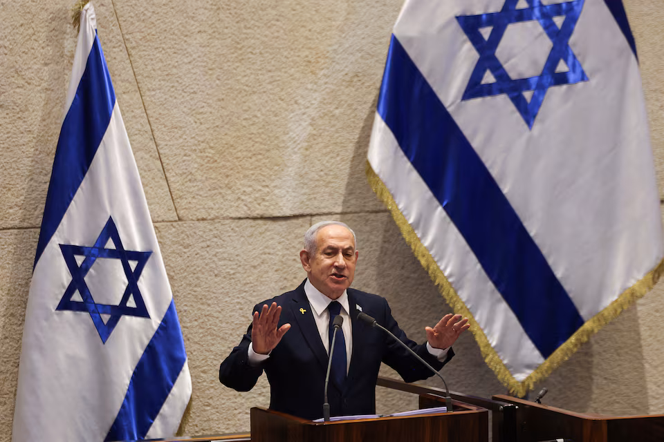 REUTERS/Netanyahu Pardon Request Deepens Israel Political Tension