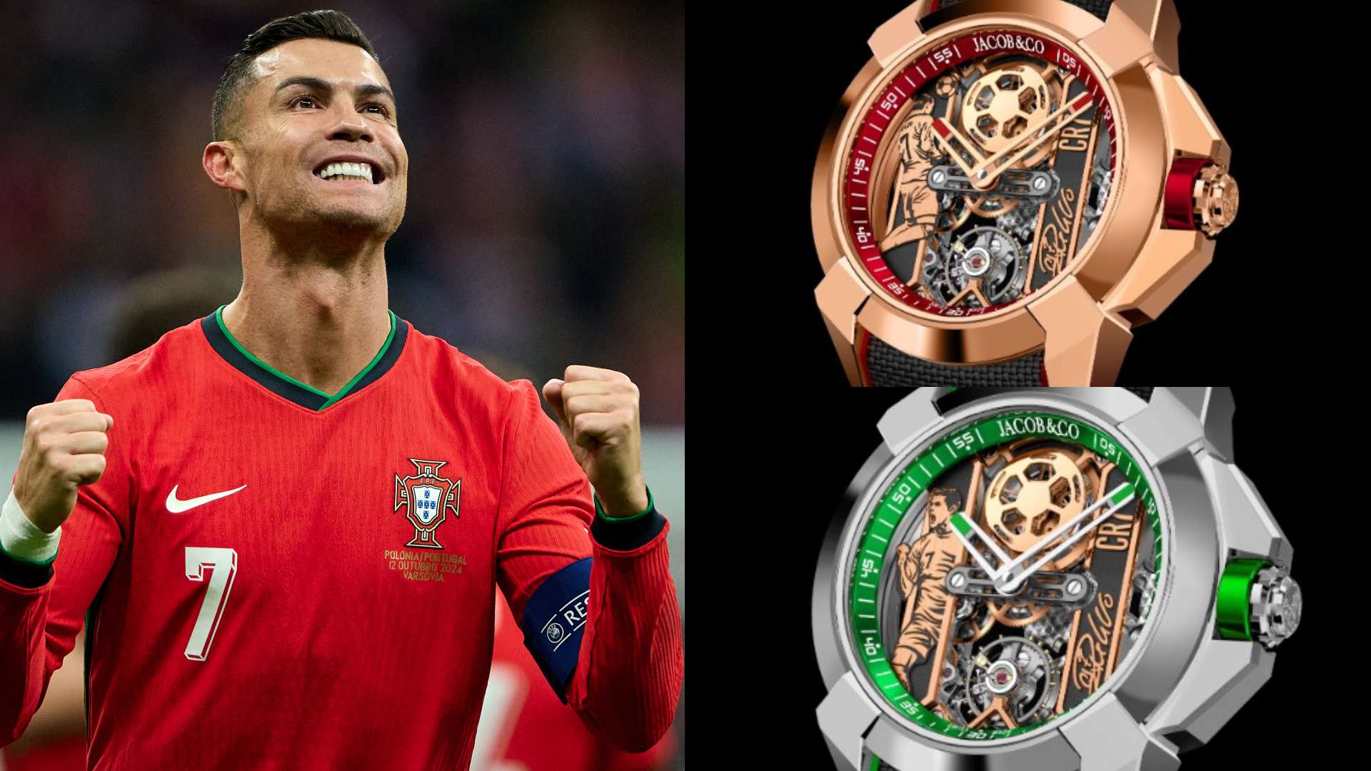 Ronaldo Unveils Watch Honouring Portugal’s Nations League Win