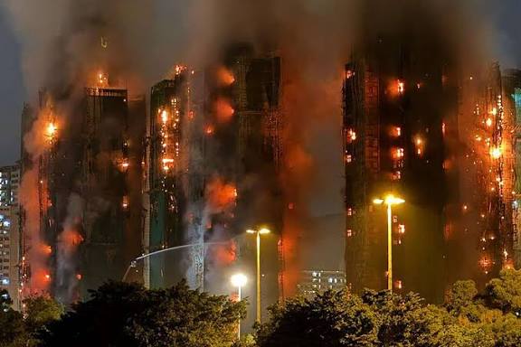 Hong Kong Tower Fire Kills Dozens As Arrests And Probe Widen