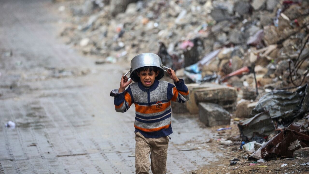 Winter Storm Compounds Misery For Displaced Gaza Families