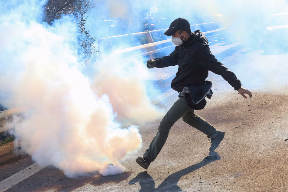 Greek Farmers Protest Halts Flights And Blocks Major Roads