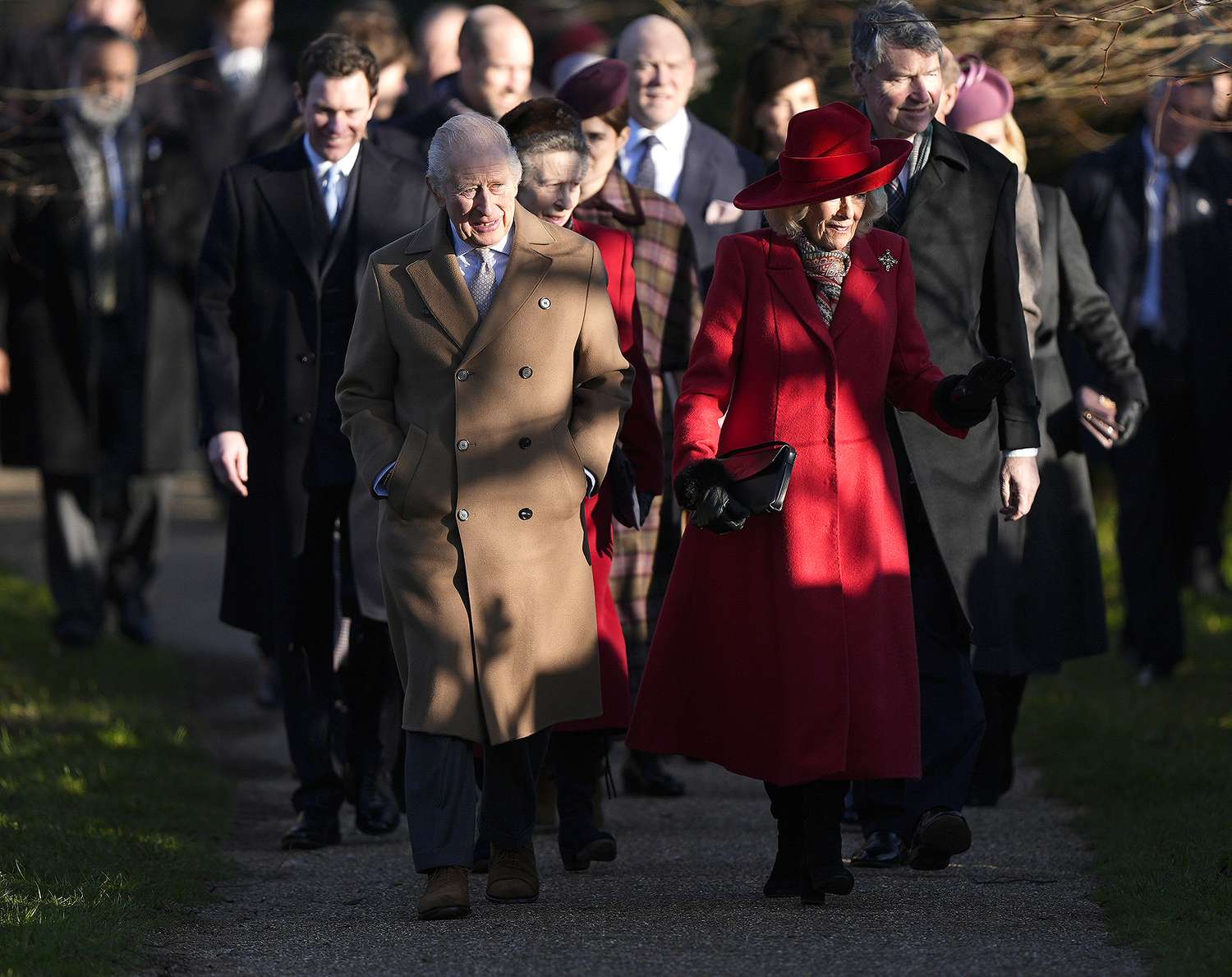 King Charles Attends Christmas Service At Sandringham