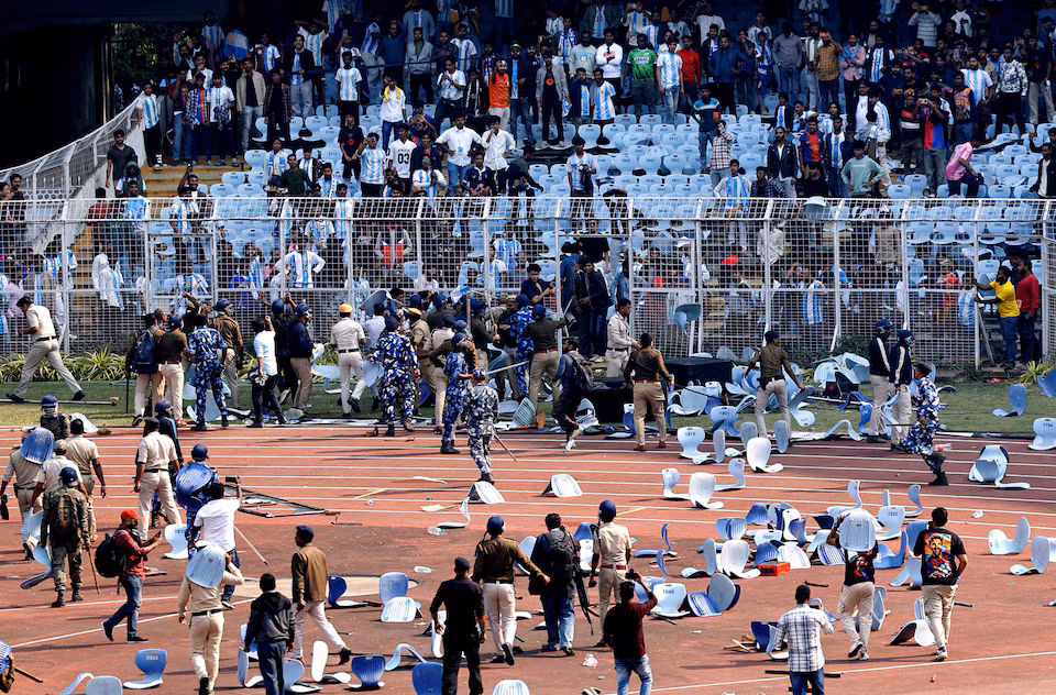 Reuters/Messi India Tour Chaos Sparks Probe After Stadium Unrest