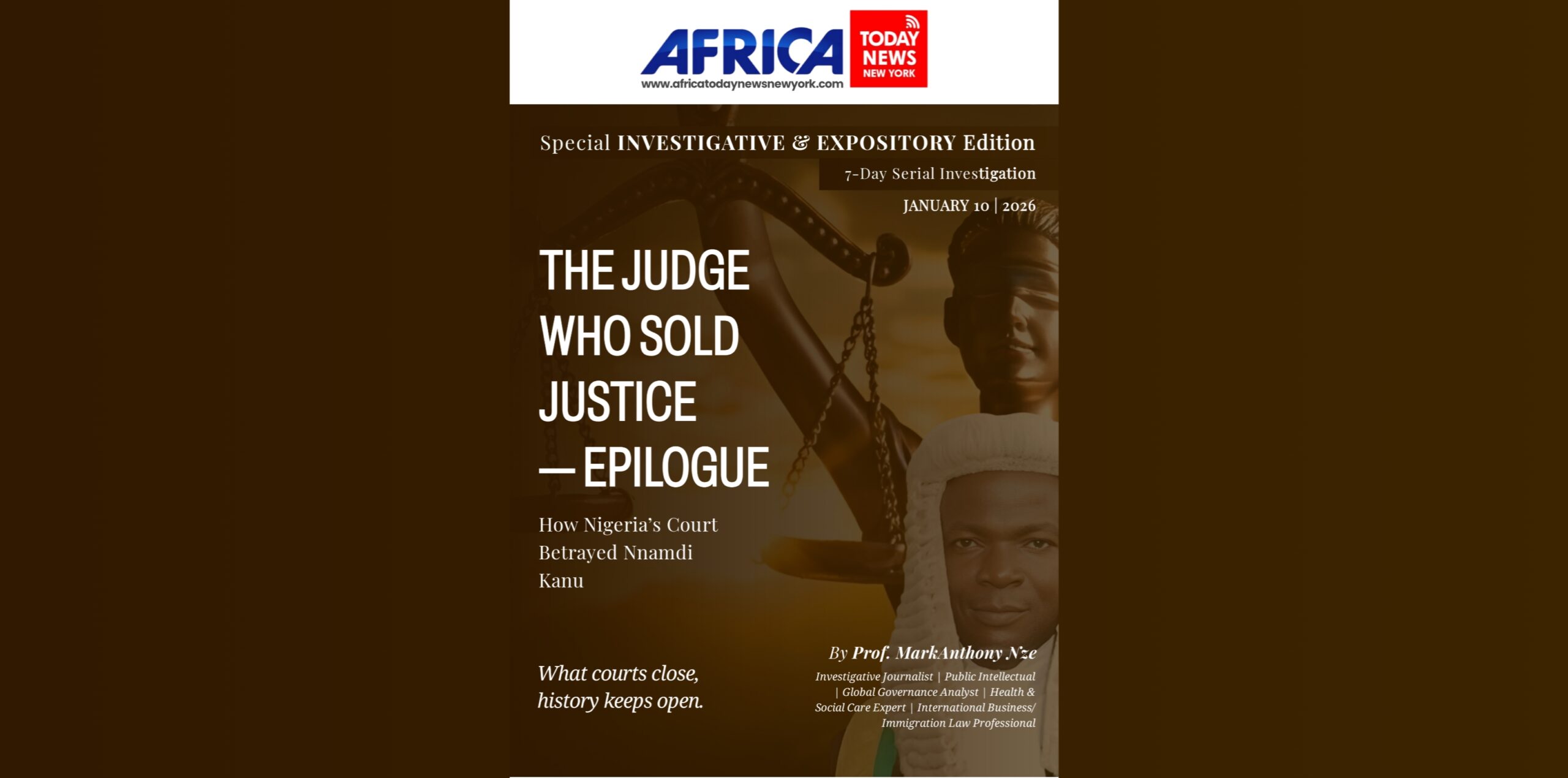 The Judge Who Sold Justice—Epilogue