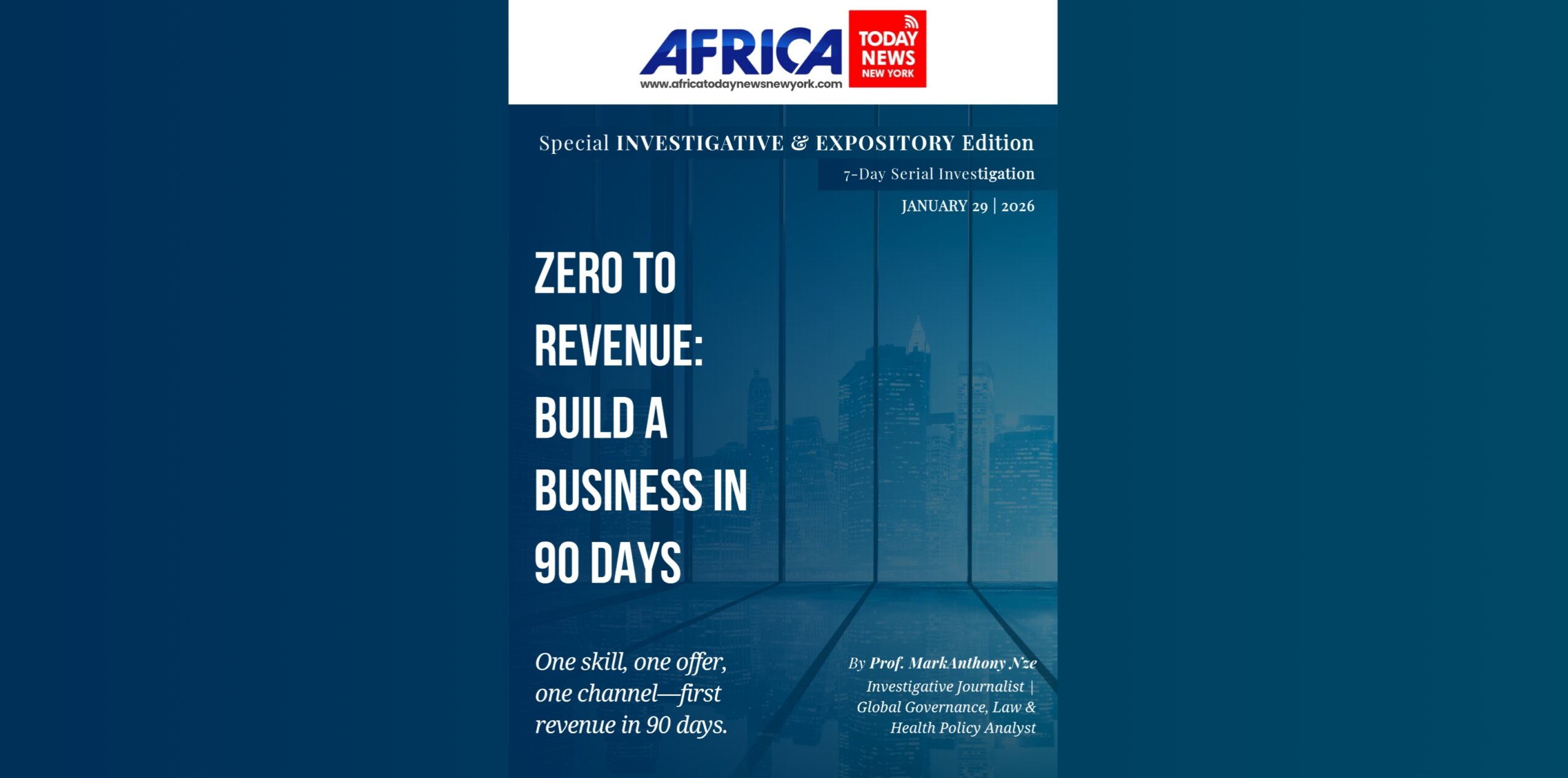Zero To Revenue: Build A Business In 90 Days—Intro