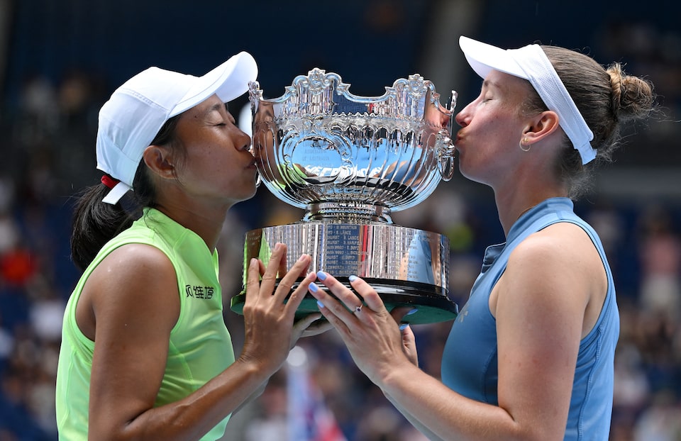 Reuters/Australian Open Women’s Doubles Final: Mertens, Zhang Win
