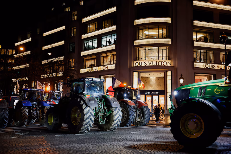 Reuters/French Farmers Continue Protest Of EU Mercosur Deal In Paris