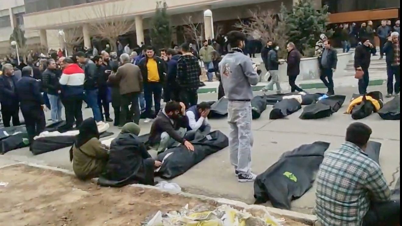 Iran Unrest Death Toll Nears 2,600 Amid U.S. Intervention
