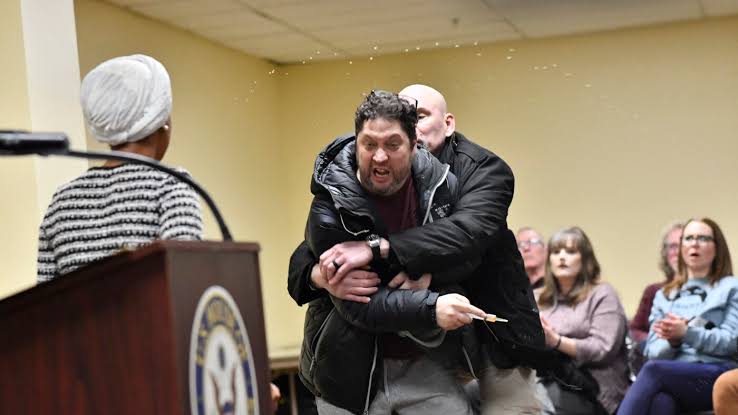 Ilhan Omar Sprayed With Substance At Town Hall