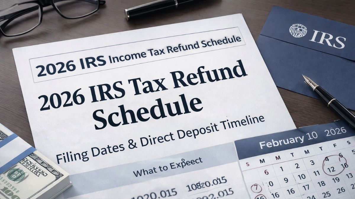 2026 Tax Refunds IRS Publishes Dates & Estimated Amounts
