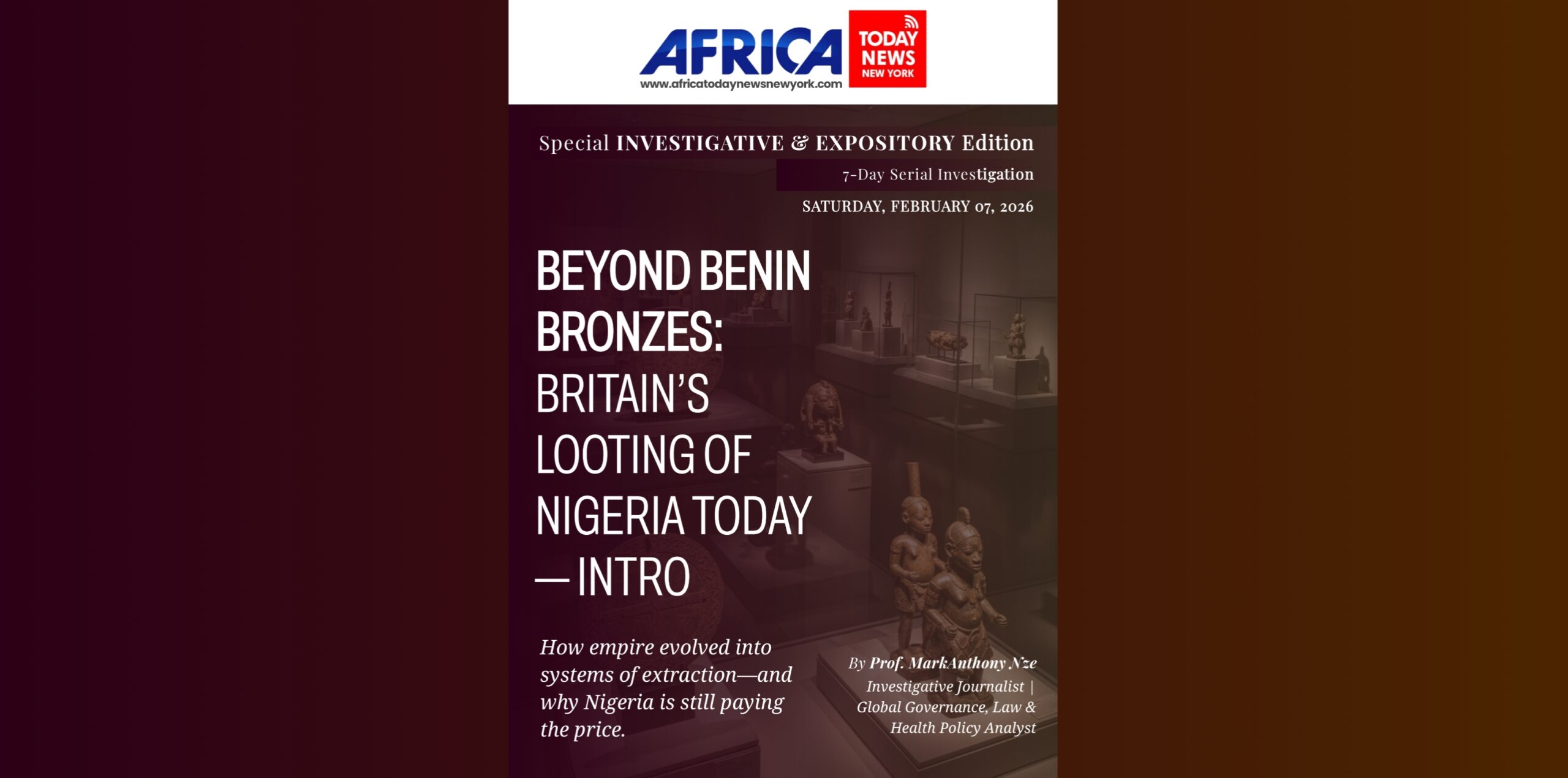 Beyond Benin Bronzes: Britain’s Looting Of Nigeria Today—Intro