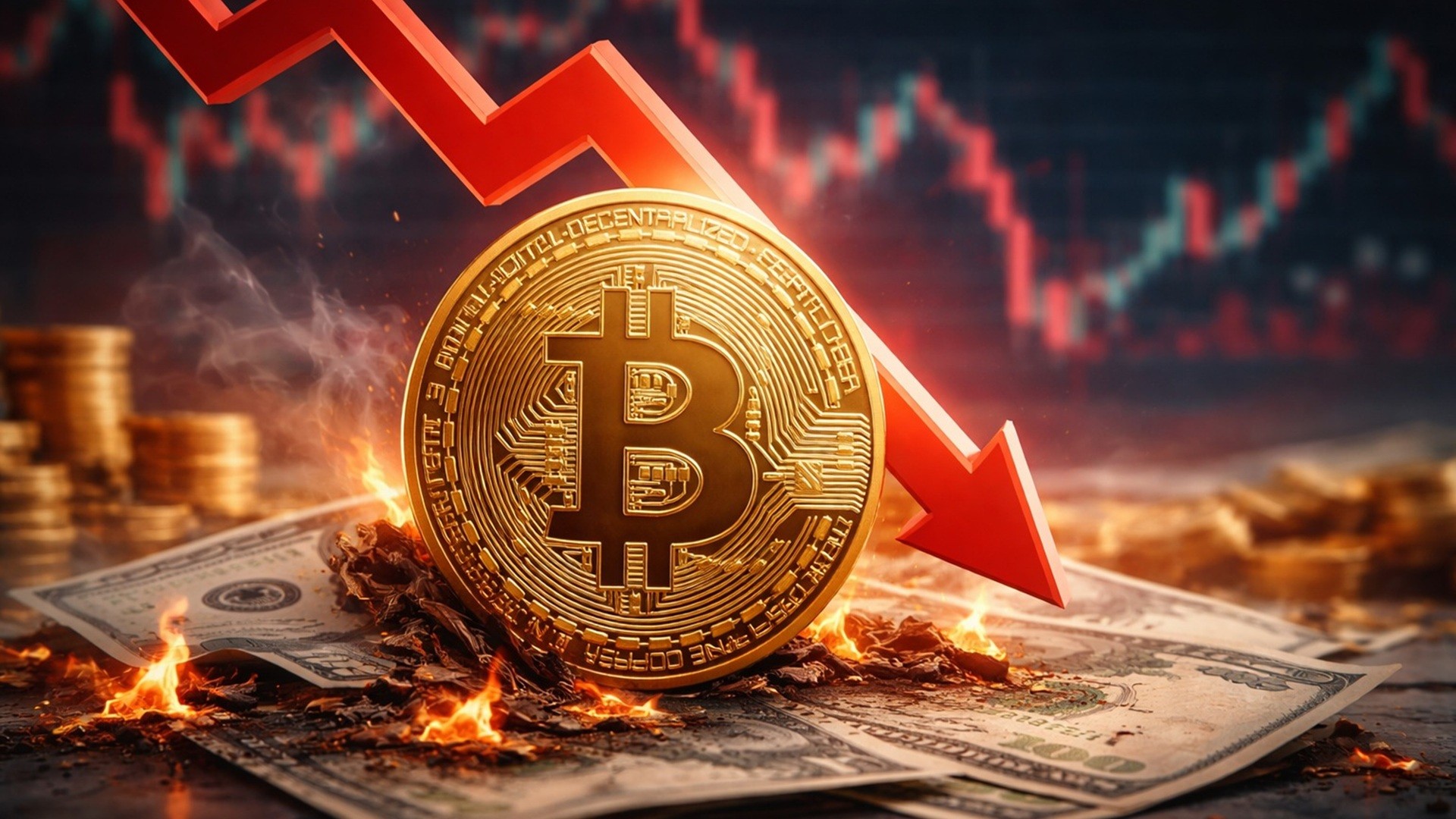 Bitcoin Drops Sharply After Week Of Heavy Selling