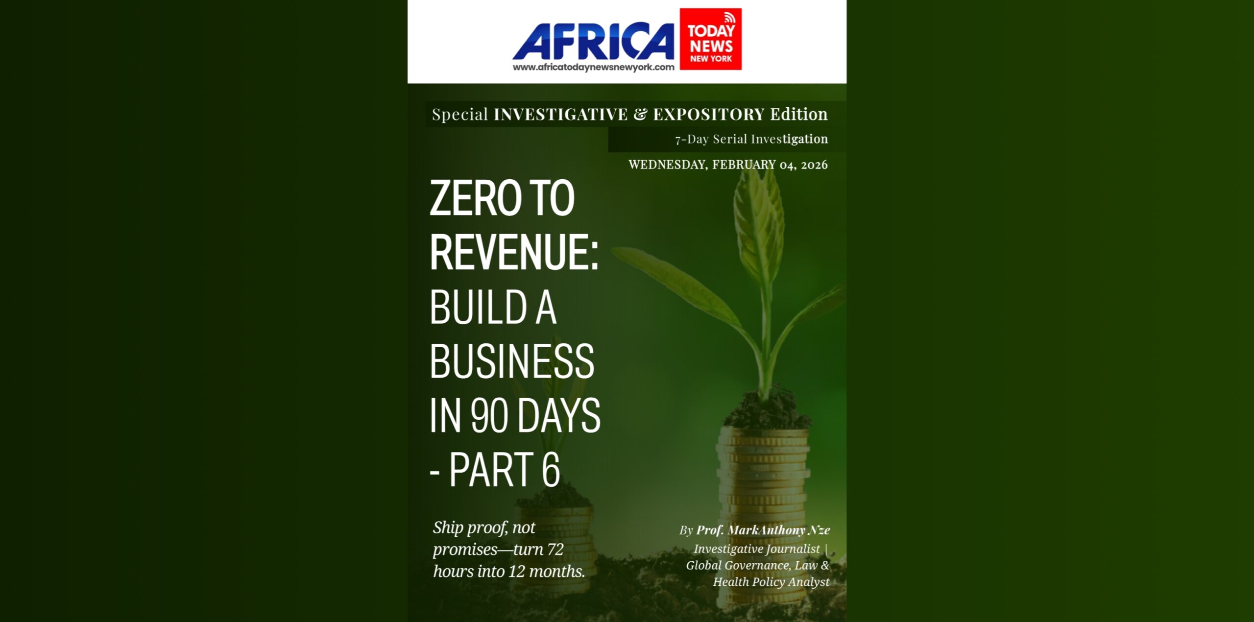 Zero To Revenue Build A Business In 90 Days—Part 6