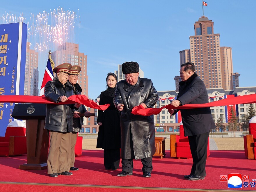 Kim Opens Housing For Families Of Soldiers Killed In Ukraine