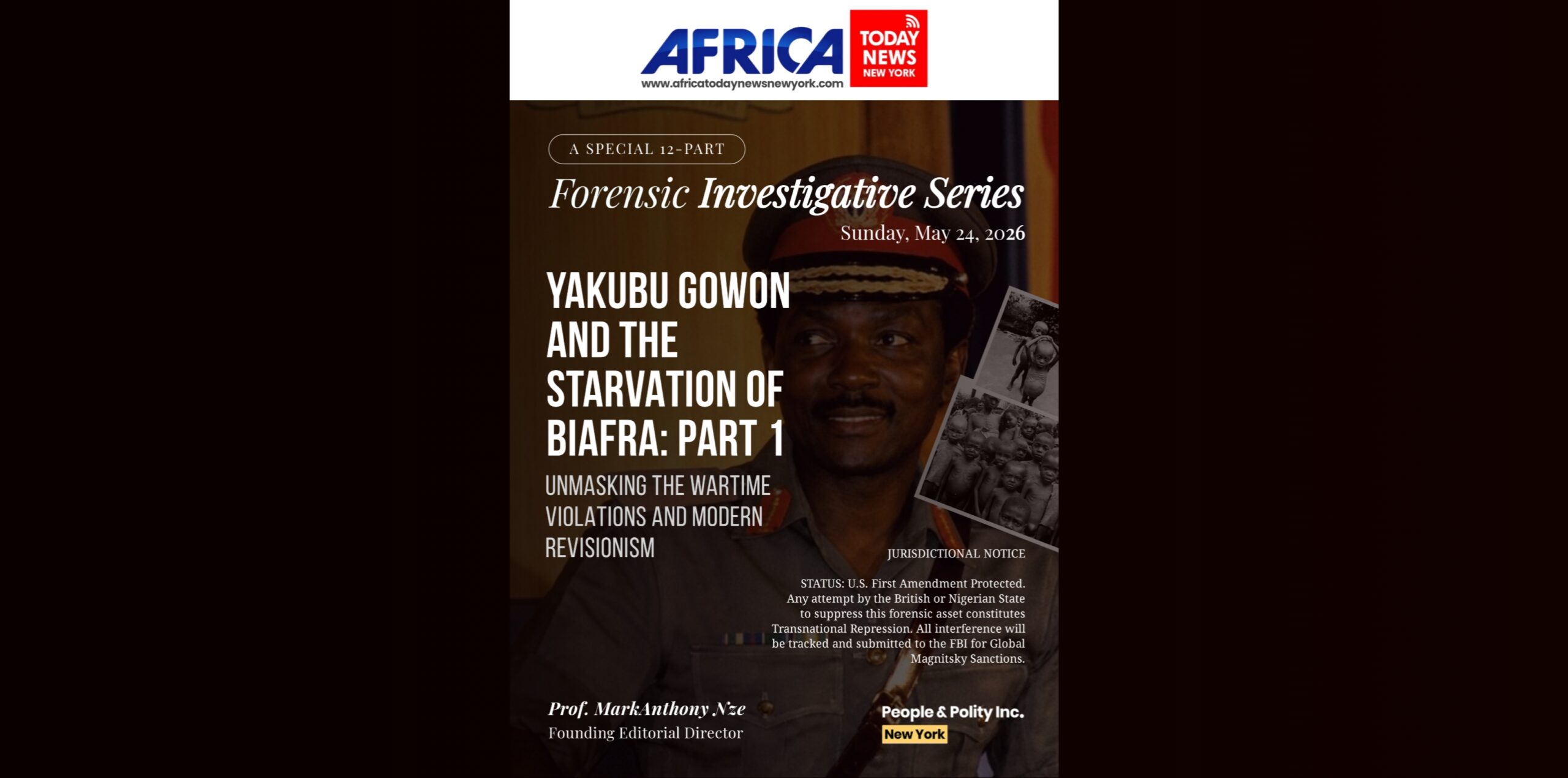 Yakubu Gowon And The Starvation Of Biafra: Part 1