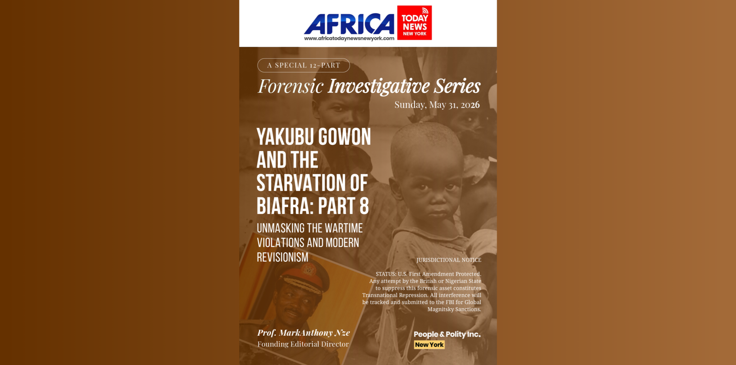 Yakubu Gowon And The Starvation Of Biafra: Part 8