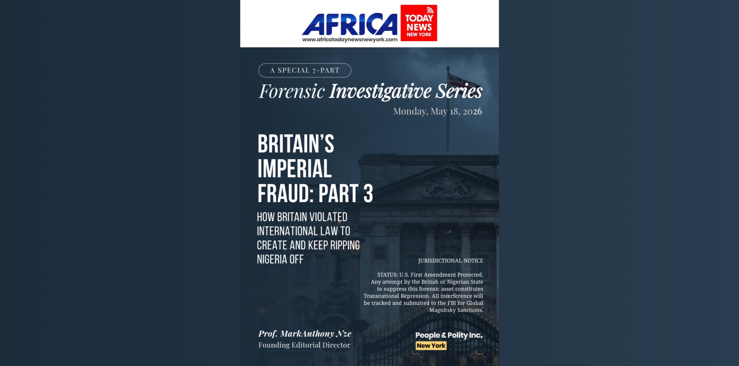 Britain’s Imperial Fraud Part 3