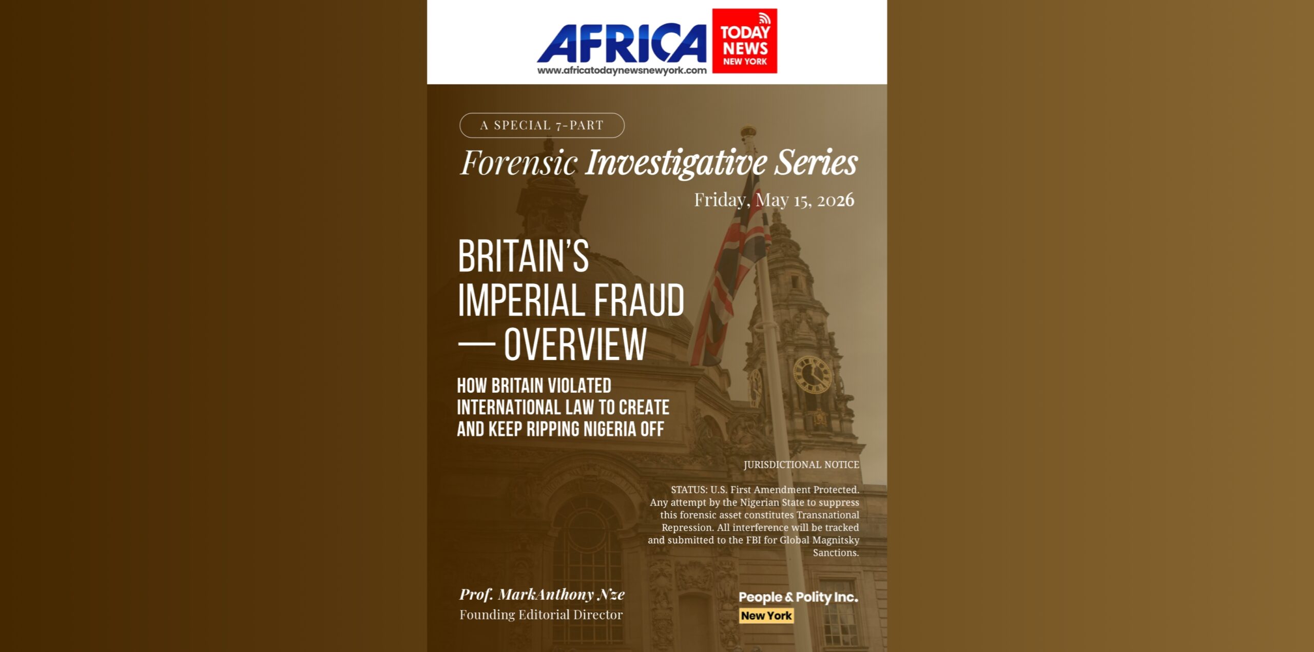 Britain’s Imperial Fraud — Overview