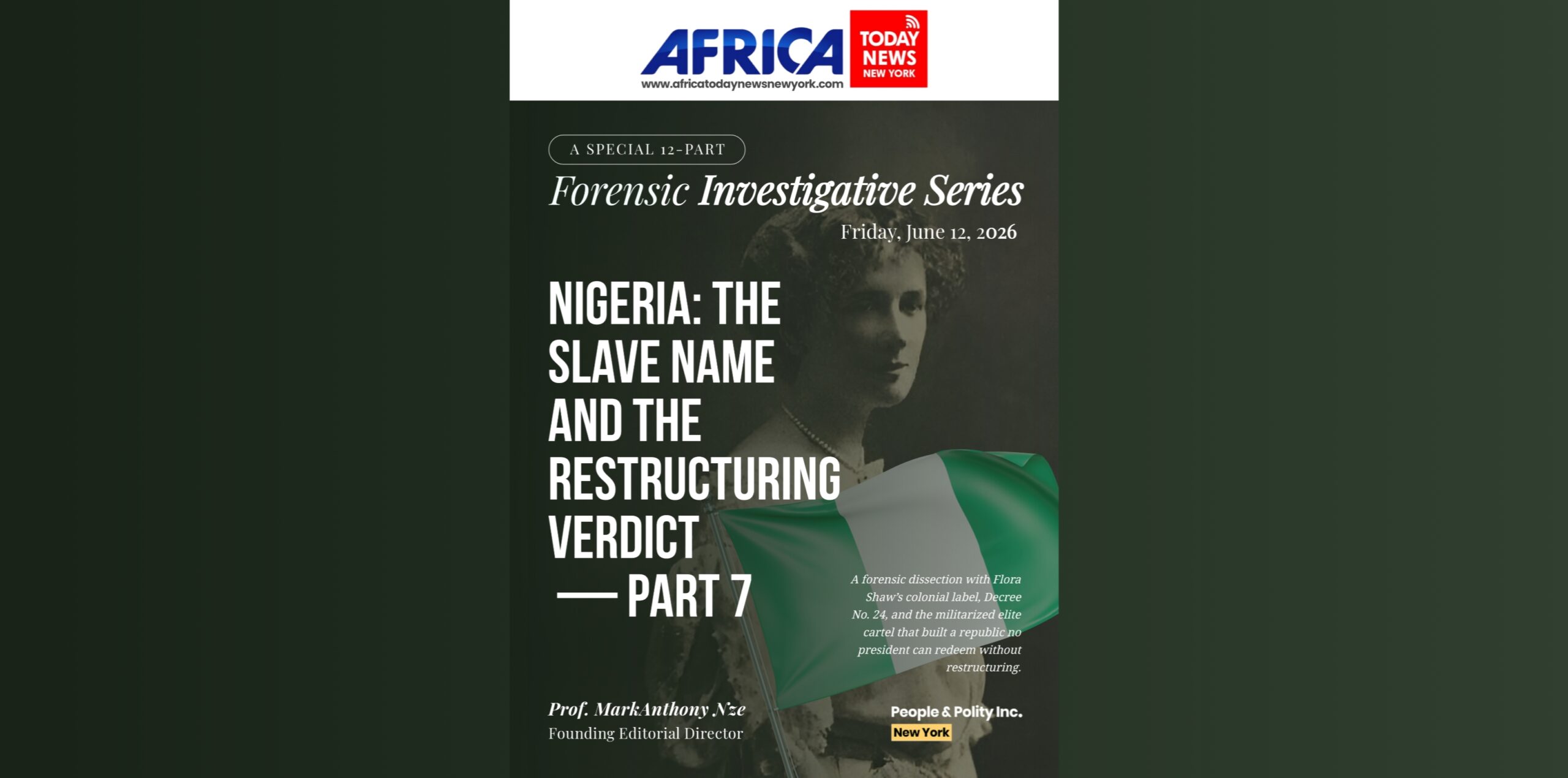 Nigeria: The Slave Name And The Restructuring Verdict — Part 7
