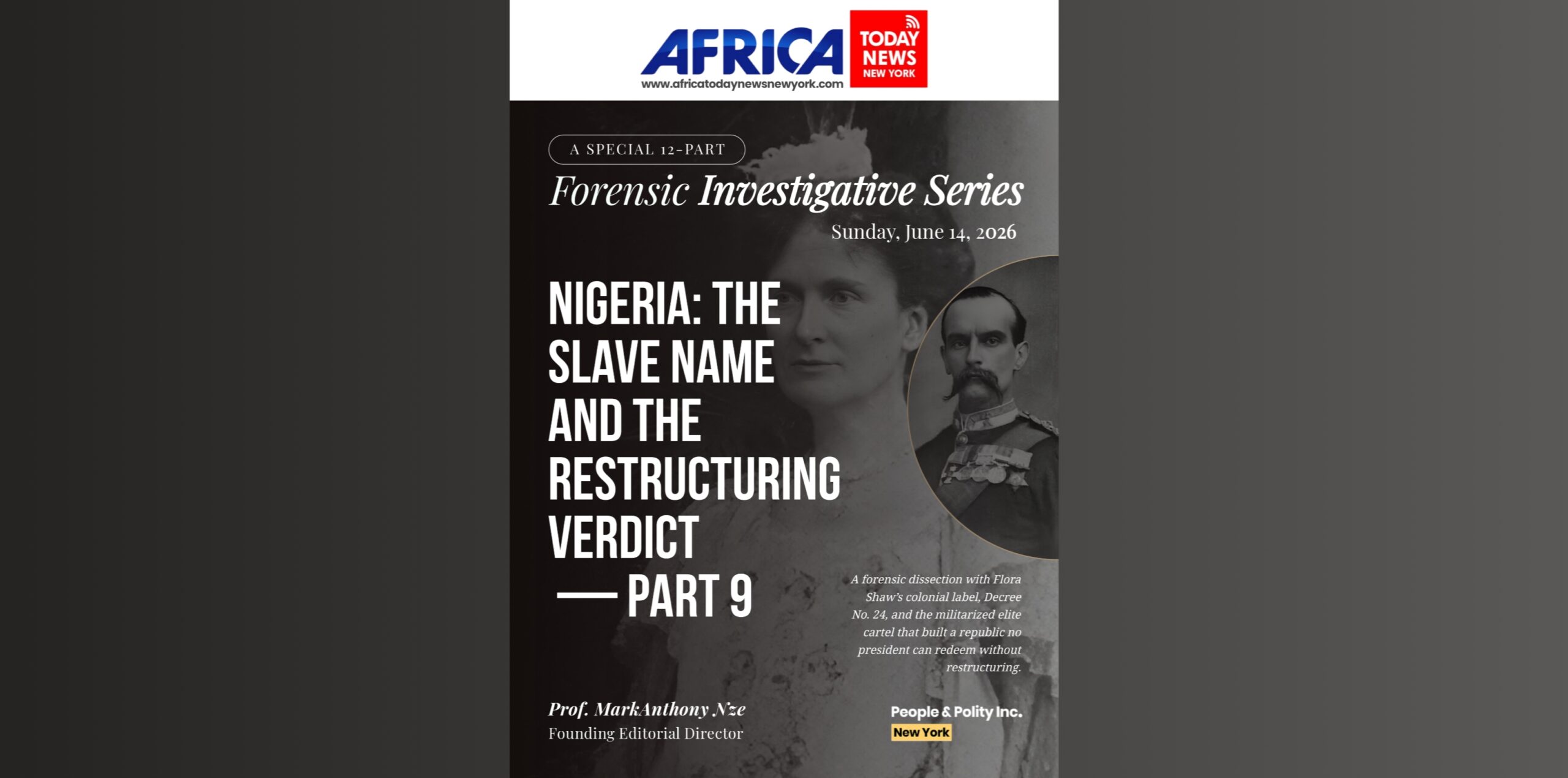 Nigeria: The Slave Name And The Restructuring Verdict — Part 9