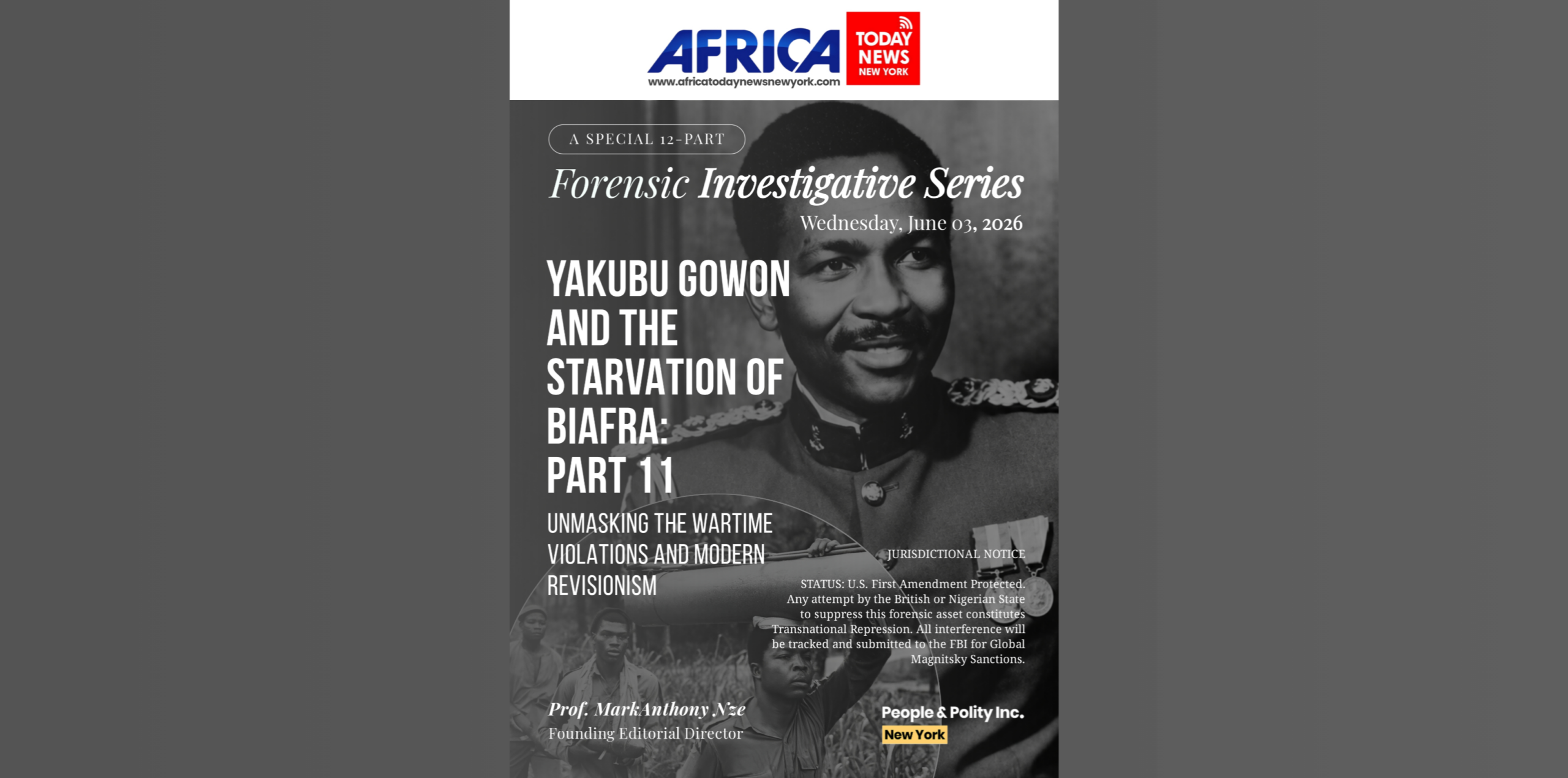 Yakubu Gowon And The Starvation Of Biafra Part 11