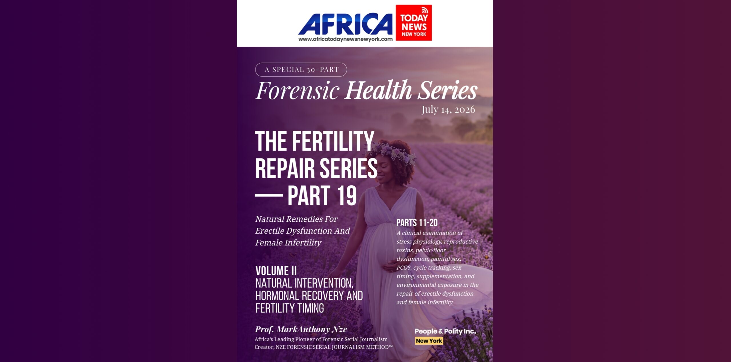 The Fertility Repair Series II—Part 19