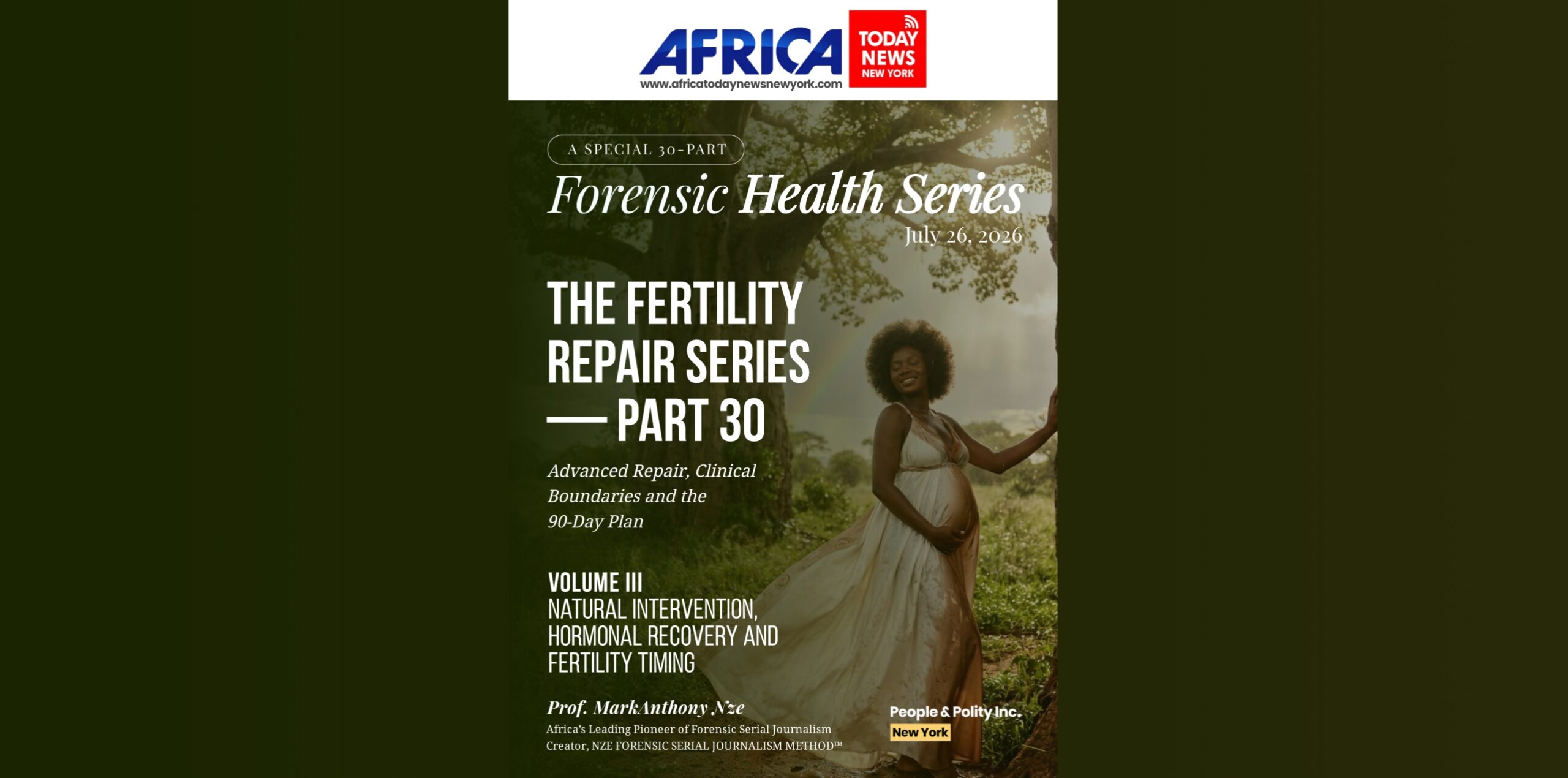 The Fertility Repair Series III — Part 30