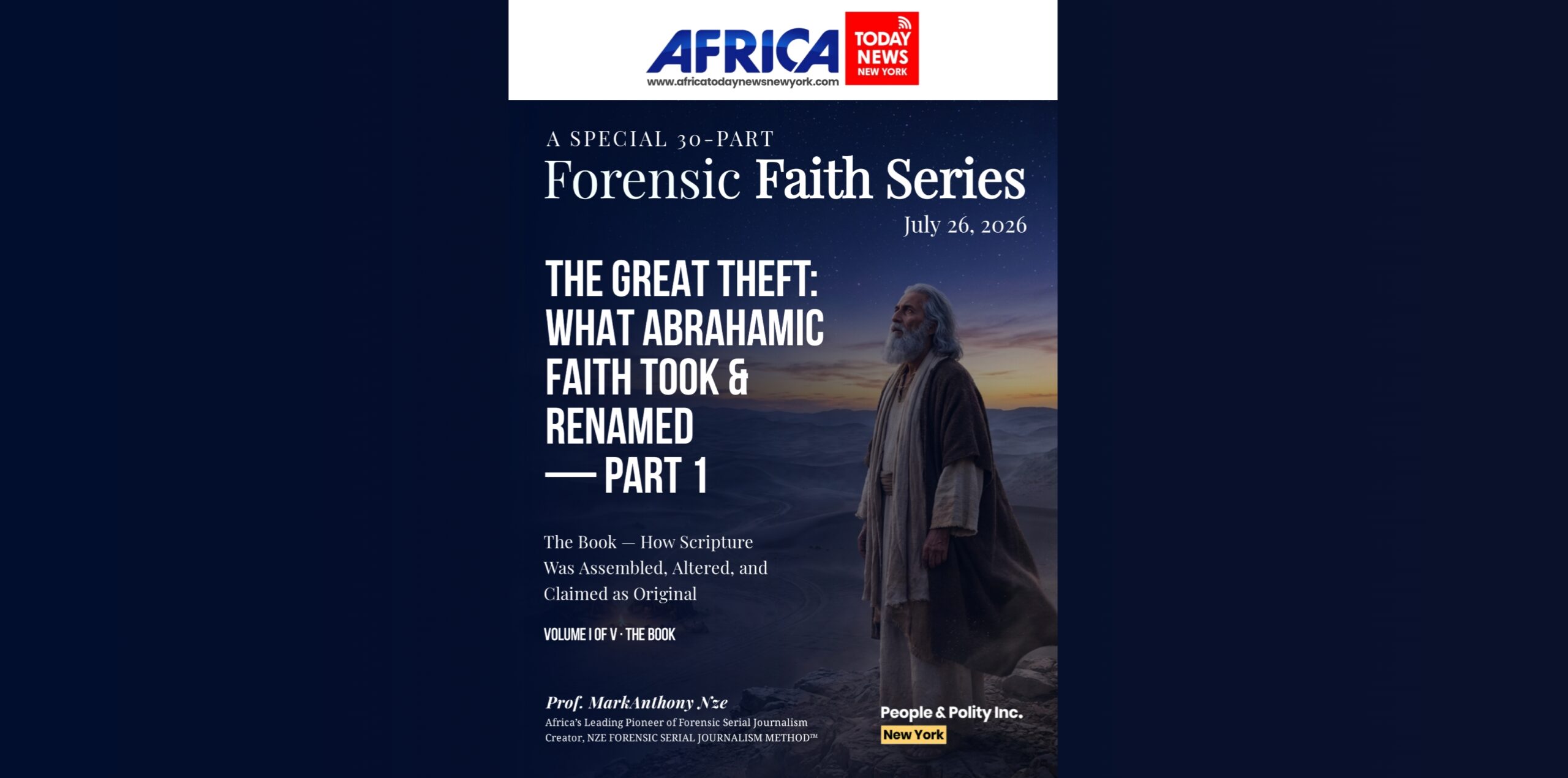 The Great Theft: What Abrahamic Faith Took & Renamed — Part 1