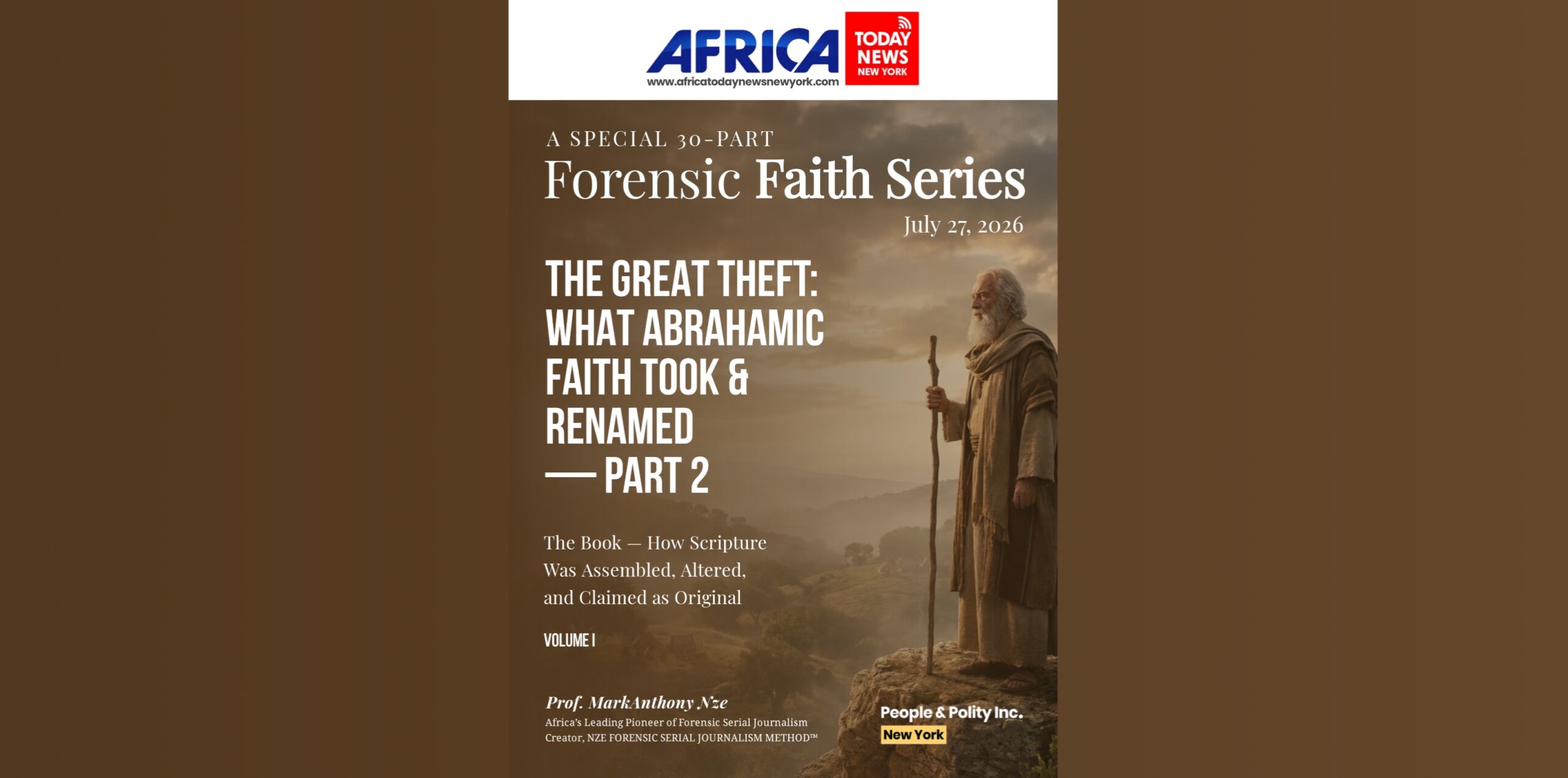 The Great Theft: What Abrahamic Faith Took & Renamed — Part 2