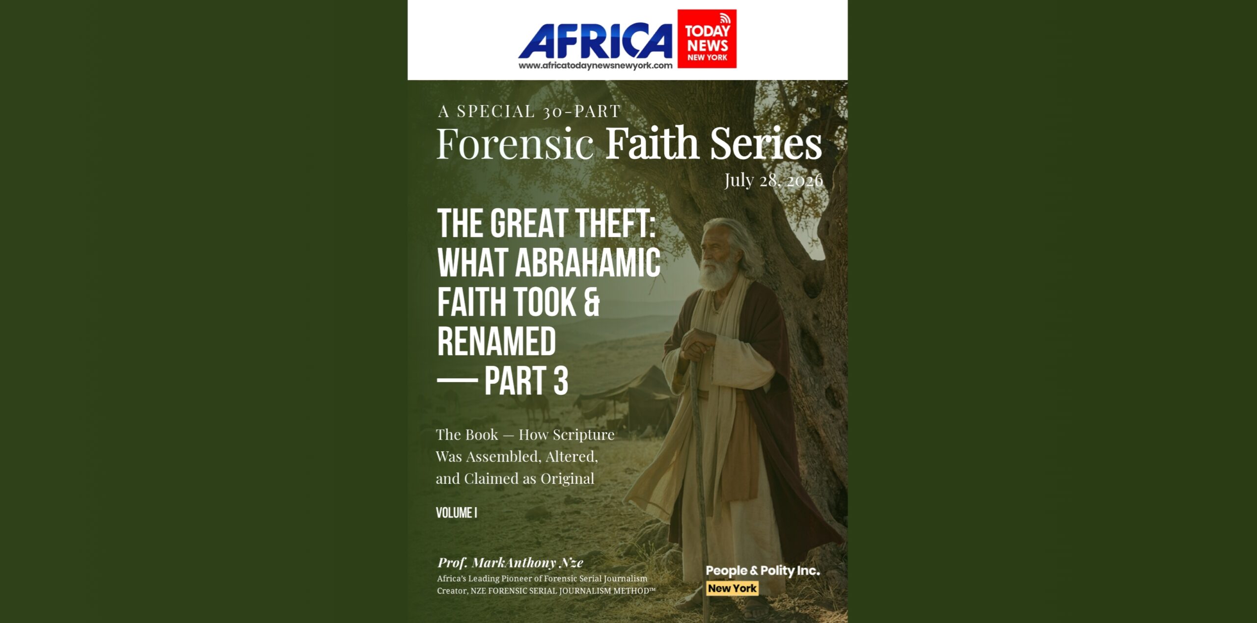 The Great Theft: What Abrahamic Faith Took & Renamed — Part 3